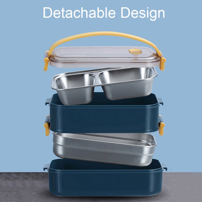 Large Capacity Refillable 304 Stainless Steel Insulated Lunch Box, 800ml (Pink), 800ml (Green), 1.6L (Blue), 1.6L (Pink), 1.6L (Green)