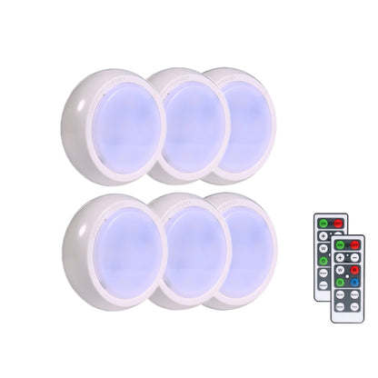 Ambience Pat Light Bedside Eye Protection Night Light, White Light Battery, RGBW Color Light Battery, RGBW Color Light Charging