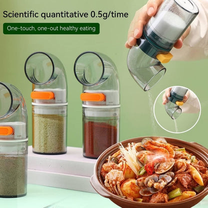 Home Kitchen Quantitative Salt Control Seasoning Jar, 1pcs Blue, 1pcs Orange, 2pcs Blue With Base, 2pcs Orange With Base, 3pcs Blue With Base, 3pcs Orange With Base