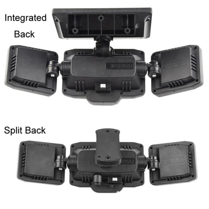 Remote Control Solar Wall Light LED Triple Rotation Sensor Flood Light