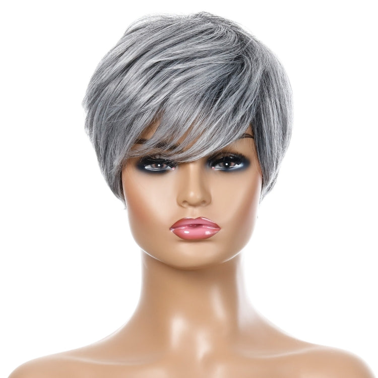 Ladies Short Straight Hair Wig High Temperature Silk Chemical Fiber Headgear, Wig-332, Wig-335