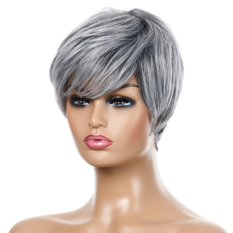Ladies Short Straight Hair Wig High Temperature Silk Chemical Fiber Headgear, Wig-332, Wig-335