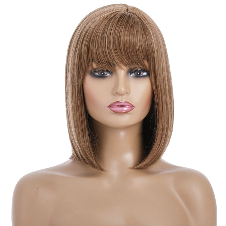 Ladies High Temperature Silk Short Wig Chemical Fiber Headgear, Wig-435A, Wig-435B