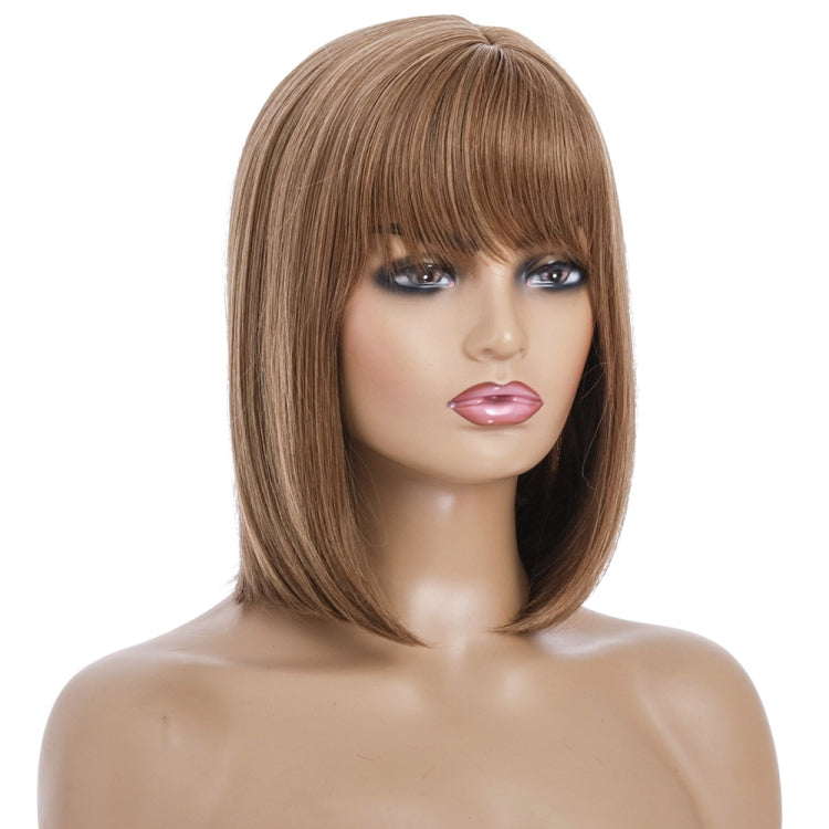 Ladies High Temperature Silk Short Wig Chemical Fiber Headgear, Wig-435A, Wig-435B