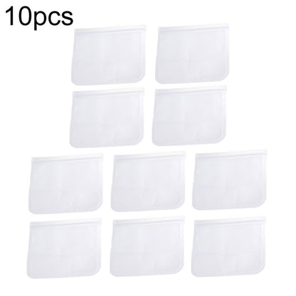 10pcs EVA Refrigerator Reusable Food Airtight Peservation Bag, Size:, Small, Medium, Large, Extra Large
