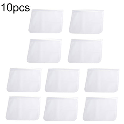 10pcs EVA Refrigerator Reusable Food Airtight Peservation Bag, Size:, Small, Medium, Large, Extra Large