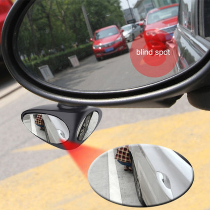 2 in 1 Car Blind Spot Mirror Reversing Parking Wide Angle Mirror 360 Degree Rotation Adjustable Convex Rear View Mirror, 2 in 1 Black Left, 2 in 1 Black Right, 2 in 1 White Left, 2 in 1 White Right