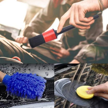Car Air Conditioner Air Outlet Electric Drill Cleaning Brush, 40 in 1