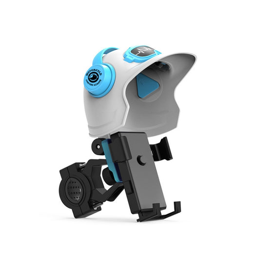 Small Helmet Sunscreen Phone Stand Bracket Motorcycle Mobile Phone Holder,Spec:, Handlebar White, Rearview Mirror Blue, Rearview Mirror White, Blue Helmet, White Helmet