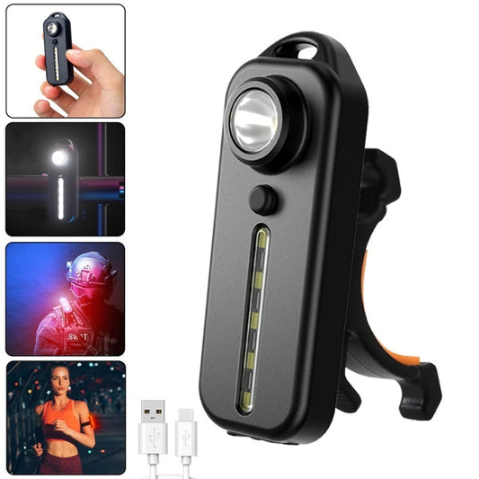 Bicycle Tail Light Type-C Rechargeable Outdoor Warning Light With Pen Clip