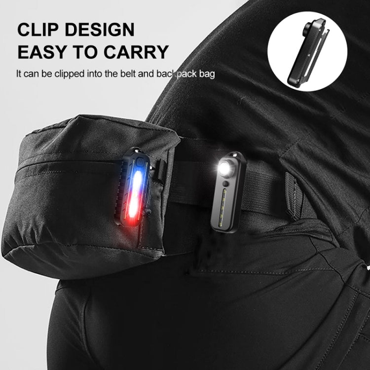 Bicycle Tail Light Type-C Rechargeable Outdoor Warning Light With Pen Clip