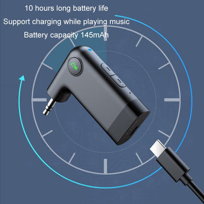 محول صوت AUX صغير للسيارة S-18، مستقبل بلوتوث 5.0 لاسلكي، S-18
