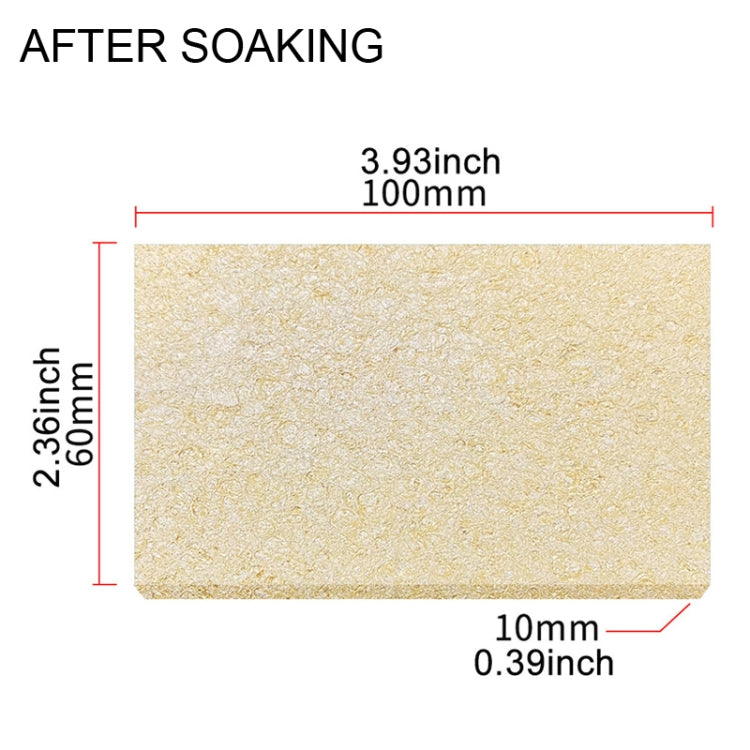Remove Tin Solder Bubble Sponge Phone Repair Soldering Iron Cleaning Sponge, Yellow, Pink, Blue, Green