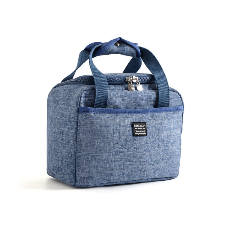Portable Lunch Bag Thermal Insulated Lunch Box Tote Cooler Handbag, 24  x 17 x 14cm