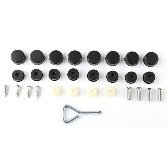 For North American Models Silicone License Plate Frame, 1pcs Black, 1pcs Gray, 1pcs Red, 1pcs Blue, 2pcs Black+Screw, 2pcs Gray+Screw, 2pcs Red+Screw, 2pcs Blue+Screw, Screw Accessories