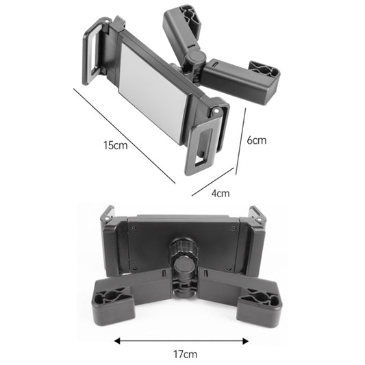 Car Back Seat Buckle Type Rotating Telescopic Mobile Phone Tablet Holder, Tablet Holder(Black)