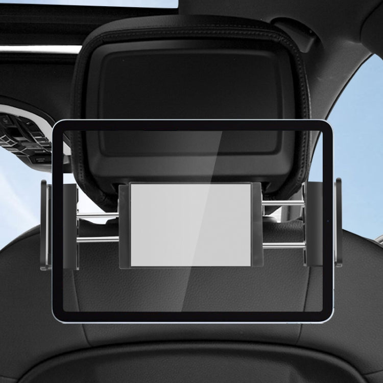 Car Back Seat Buckle Type Rotating Telescopic Mobile Phone Tablet Holder, Tablet Holder(Black)