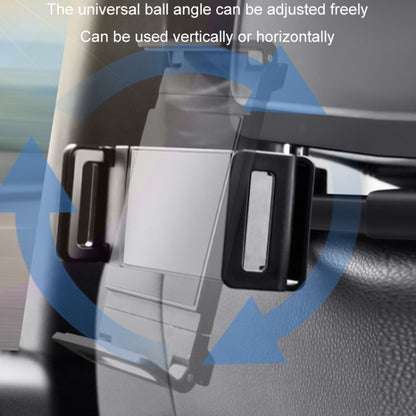 Car Back Seat Buckle Type Rotating Telescopic Mobile Phone Tablet Holder, Tablet Holder(Black)