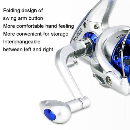 YUMOSHI SA Series Spinning Reel Plastic Head Fishing Reel Fishing Rod Reel