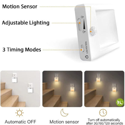 NL2101 مصباح ليلي LED بمستشعر حركة، قابس تيار متردد، مصابيح نوم خافتة، المواصفات: NL2101 قابس أوروبي دافئ، NL2101 قابس أوروبي دافئ وأبيض، NL2101 قابس أمريكي دافئ، NL2101 قابس أمريكي دافئ وأبيض، NL2101 قابس بريطاني دافئ، NL2101 قابس بريطاني دافئ وأبيض