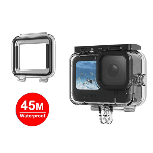 جراب TELESIN مقاوم للماء ومضاد للضباب ومناسب للغوص تحت الماء لكاميرات GoPro Hero11 Black / HERO10 Black / HERO9 Black
