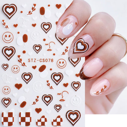 French Style Manicure Sticker Pop Stripe Line Nail Sticker
