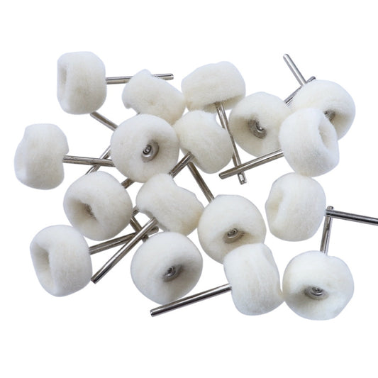 MT-3YM Cashmere Ball Polishing Wheel Metal Mirror Polishing With Rod Wool Grinding Head, 5pcs, 10pcs, 20pcs, 100pcs