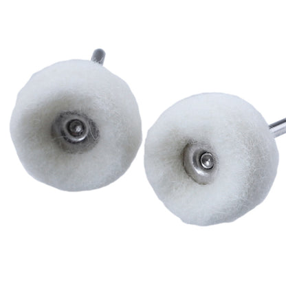 MT-3YM Cashmere Ball Polishing Wheel Metal Mirror Polishing With Rod Wool Grinding Head, 5pcs, 10pcs, 20pcs, 100pcs