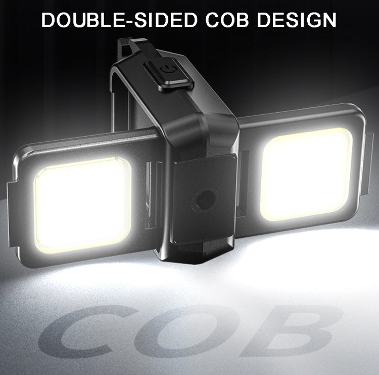 Double Sided COB Flashlight Mini Keychain Light Camping Light, Without Stand, With Stand