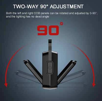 Double Sided COB Flashlight Mini Keychain Light Camping Light, Without Stand, With Stand
