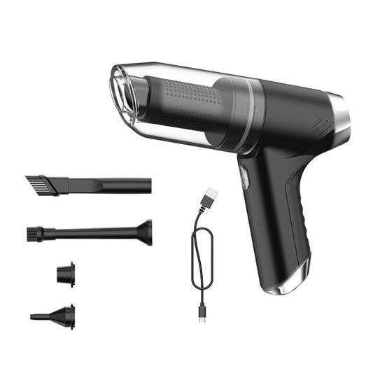 SUITU ST-6671 Wireless Car Vacuum Cleaner Small Handheld Blowing and Suction Dual Use, Style:, Basic Model Black, Basic Model White, Basic Model Black+Floor Brush, Basic Model White+Floor Brush, Brushless Silver Gray, Brushless Dark Green��������������...