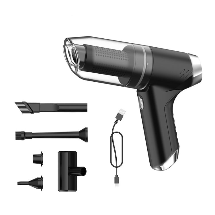 SUITU ST-6671 Wireless Car Vacuum Cleaner Small Handheld Blowing and Suction Dual Use, Style:, Basic Model Black, Basic Model White, Basic Model Black+Floor Brush, Basic Model White+Floor Brush, Brushless Silver Gray, Brushless Dark Green��������������...