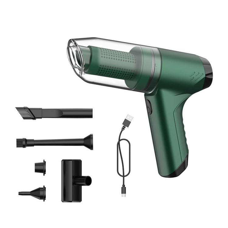 SUITU ST-6671 Wireless Car Vacuum Cleaner Small Handheld Blowing and Suction Dual Use, Style:, Basic Model Black, Basic Model White, Basic Model Black+Floor Brush, Basic Model White+Floor Brush, Brushless Silver Gray, Brushless Dark Green��������������...