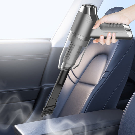 SUITU ST-6671 Wireless Car Vacuum Cleaner Small Handheld Blowing and Suction Dual Use, Style:, Basic Model Black, Basic Model White, Basic Model Black+Floor Brush, Basic Model White+Floor Brush, Brushless Silver Gray, Brushless Dark Green��������������...