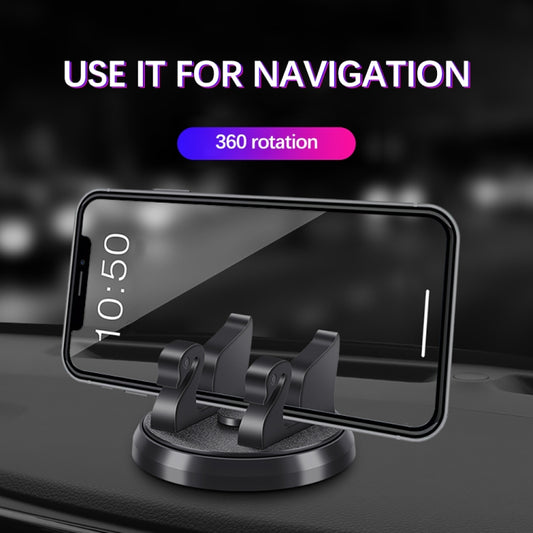 R-2017 Car Mobile Phone Holder 360 Degree Rotatable Swan Stand, Without Number Plates, With Number Plate