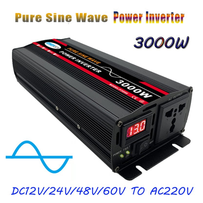 High Power Car Sine Wave Inverter Power Converter, 3000W (Actual 500W) 12V to 220V, 3000W (Actual 500W) 24V to 220V, 3000W (Actual 500W) 48V to 220V, 3000W (Actual 500W) 60V to 220V, 4000W (Actual 800W) 12V to 220V, 4000W (Actual 800W) 24V to 220V�����...