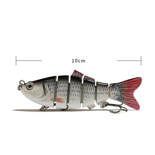 10cm Multi-sectional Bionic Bait Hook Long-distance Casting Sea Fishing Fake Lures
