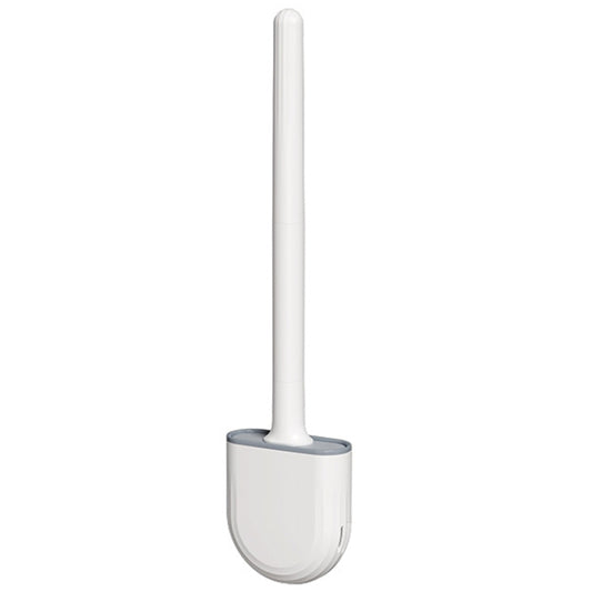 Soft Rubber Toilet Brush Clamp No Dead Space Cleaning Brush, Leakage, Drain