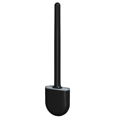 Soft Rubber Toilet Brush Clamp No Dead Space Cleaning Brush, Leakage, Drain