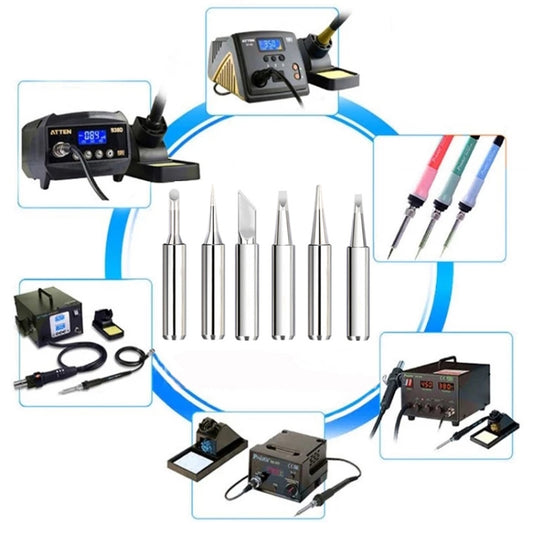 900M-T Internal Heating Soldering Iron Tip  for 936 Sleeve Casing, 5-in-1, 10-in-1, 12-in-1, 14-in-1
