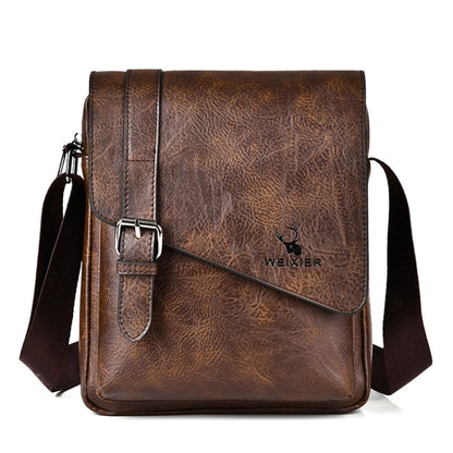 WEIXIER D266 Retro Crossbody Large Capacity Messenger Bag Shoulder Bag Tot Backpack
