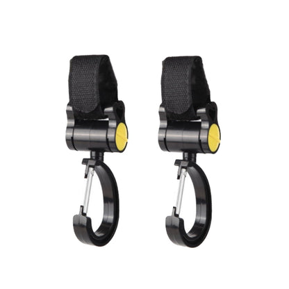2pcs Universal Baby Stroller Hooks Accessories 360 Degree Sticky Hooks, Sticky Hooks(Pink), Sticky Hooks(Yellow), Sticky Hooks(Black)