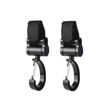 2pcs Universal Baby Stroller Hooks Accessories 360 Degree Sticky Hooks, Sticky Hooks(Pink), Sticky Hooks(Yellow), Sticky Hooks(Black)