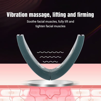 Microcurrent EMS Face Thinning Instrument Red Blue Light Skin Rejuvenation Beauty Instrument, (Green), (Pink)