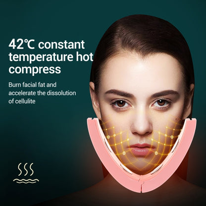 Microcurrent EMS Face Thinning Instrument Red Blue Light Skin Rejuvenation Beauty Instrument