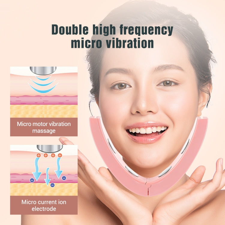 Microcurrent EMS Face Thinning Instrument Red Blue Light Skin Rejuvenation Beauty Instrument