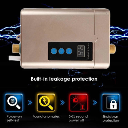Electric Water Heater With Remote Control Adjustable Temperate