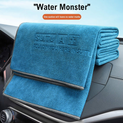 SUITU Microfiber Cleaning Cloth Car Cleaning Towel Thicken Highly Absorbent Cleaning Rag, 43 x 43cm, 35 x 75cm, 60 x 160cm, 60 x 180cm