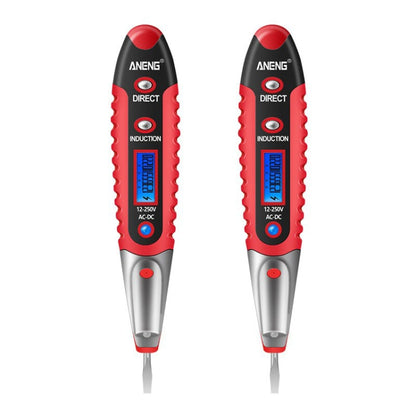 ANENG VD700 2pcs Sound and Light Alarm Non-contact Digital Display Sensor Multi-function Test Pen, Digital Display Pen (Yellow Green), Digital Display Pen (Black Yellow), Digital Display Pen (Black Red)