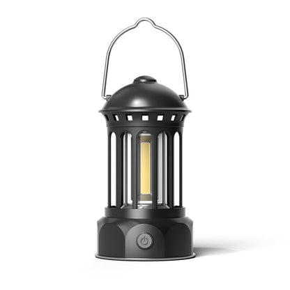 Battery Model COB Portable Outdoor Camping Lamp Atmosphere Tent Lamp Retro Lamp, Battery Small Green, Battery Small Black, Battery Small Beige, Battery Small Red, Battery Large Beige, Battery Large Black, Battery Large Green, Battery Large Red